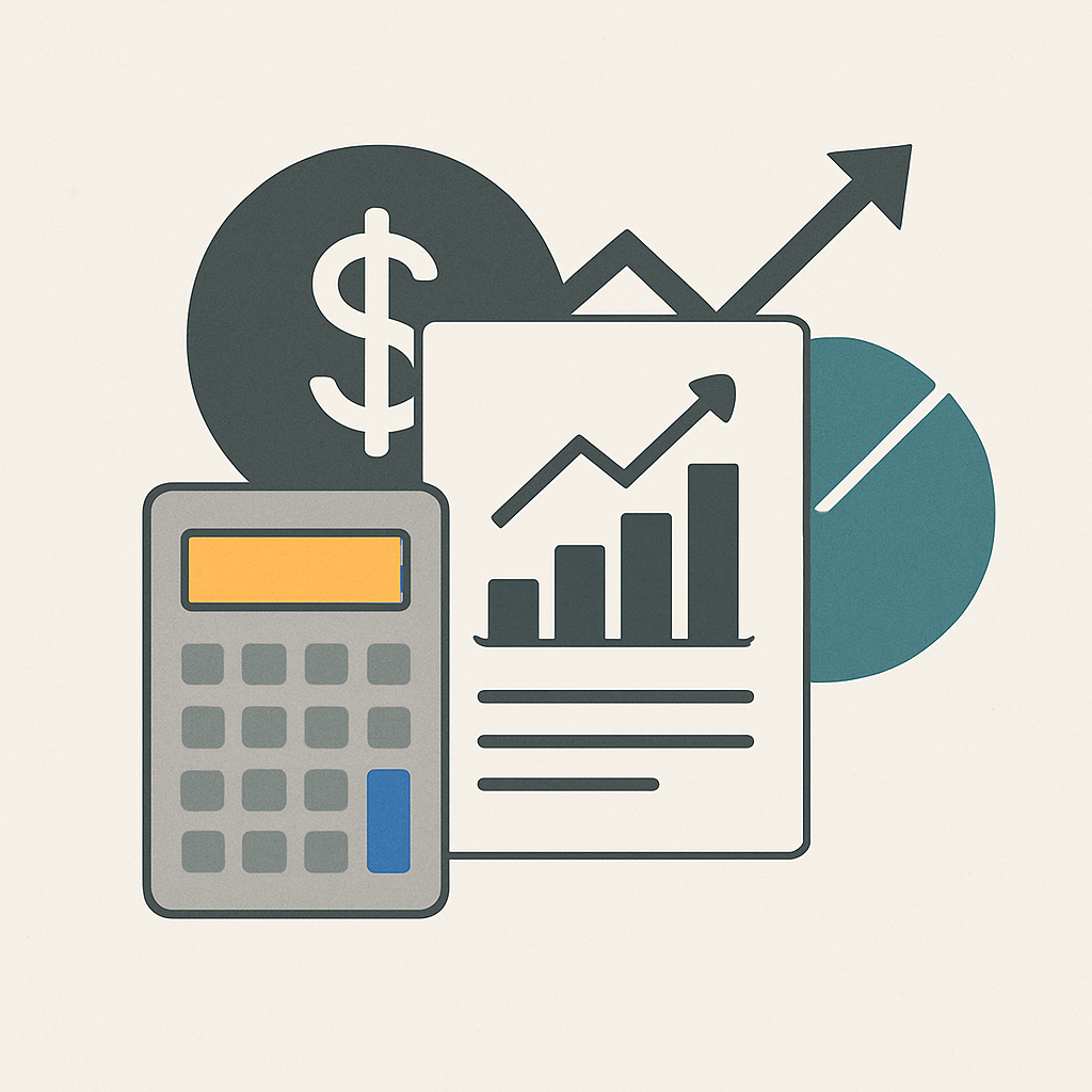 Financial controller working with team